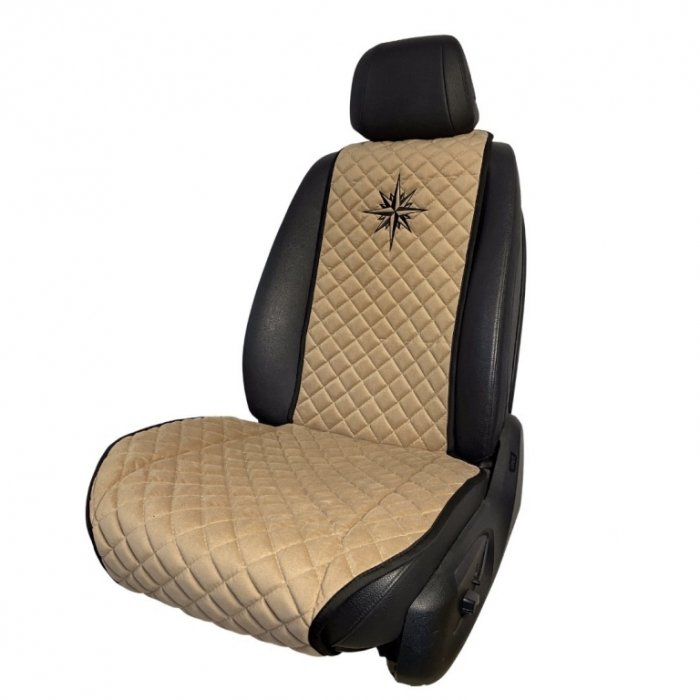 Накидки на сидения Передние накидки с вышивкой Роза Ветров